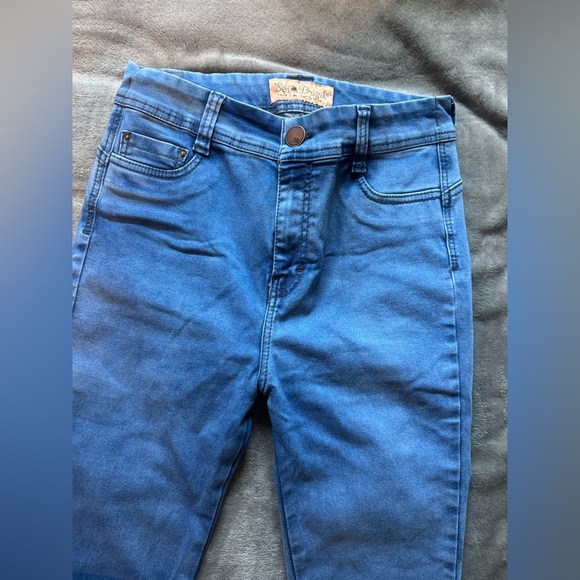 Women's Dark Blue Skinny Jeans - Picture 10 of 13